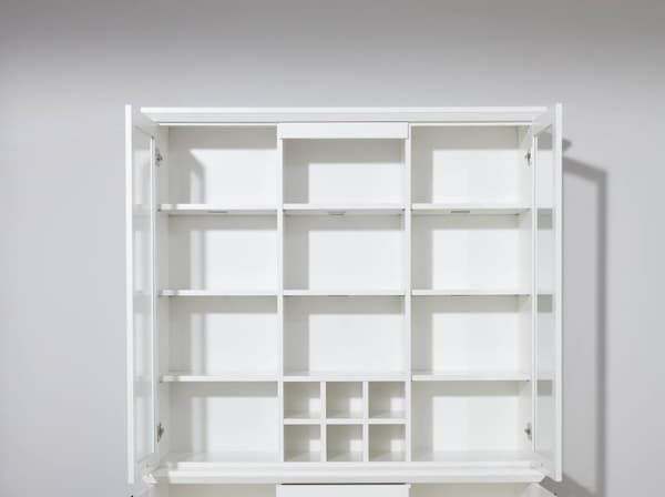 Rootz Vitrineskab - Skabe - Hvid - 119 x 106 x 36 cm