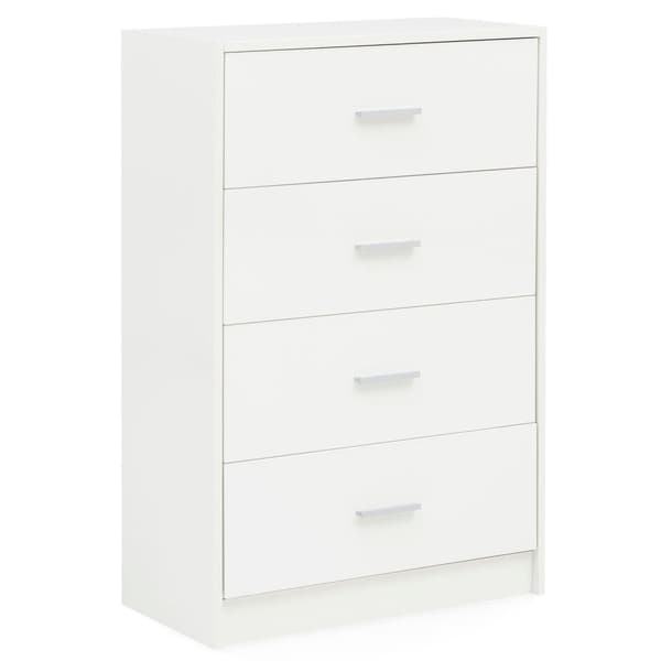 Rootz Design Skänk Vit Högblank 60x90x30 cm Skänk Trä Modern - Smal låda byrå Matsal - Litet allroundskåp hall Linne byrå sovrum
