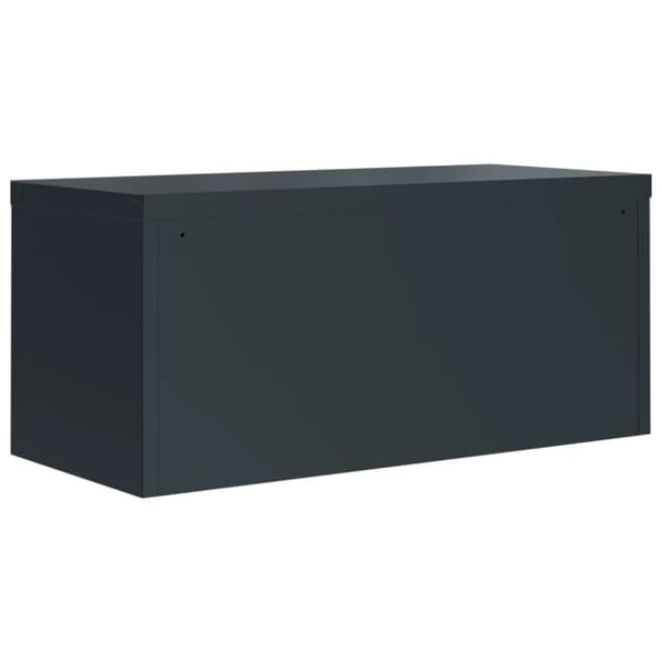 vidaXL Arkivskap antrasitt 90x40x240 cm stål