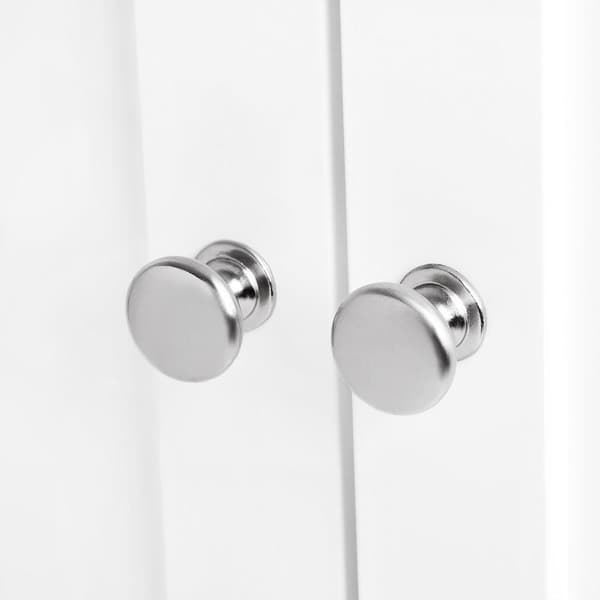 Rootz Tvättställsskåp - 2 Dörrar Tvättställsskåp - Underdel - Badrumsskåp - Underhållsskåp - MDF-skiva - Vit - 60 x 60 x 30 cm (B x H x D)