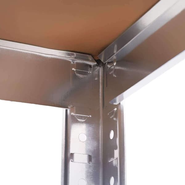 Rootz Lagerställ - Hyllskåp - Arbetsbänk - Förvaringsställ - För garage, källare eller lada - Hyllor för verktygsförvaring - 180 x 90 x 40 cm - Max. B