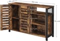 Miniatyrbillede 3 af 8: Rootz Opbevaringsskab - Skænk - Skab - Industriel - Træ - Brun - 114 x 35 x 75 cm