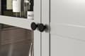 Pikkukuva 2 / 10: Rootz Display Cabinet - Showcase - Cupboard - Stand - Storage Unit - Furniture Piece - Light Grey/Artisan Oak - 97 x 130 x 41 cm