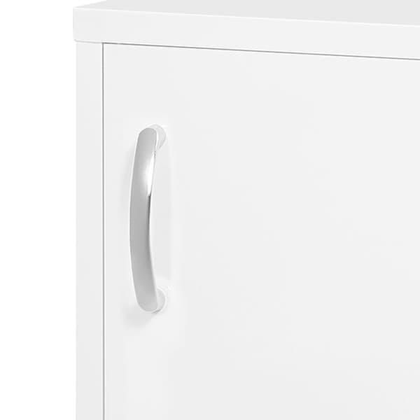 Rootz Medicinskab - 3 rum - Låsbart - Med receptrum - Robust stålhus - Hvid - 40 x 15 x 53,5 cm