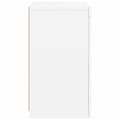 Miniatyrbilde 9 av 11: vidaXL Sideskap med LED 2 stk hvit konstruert tre