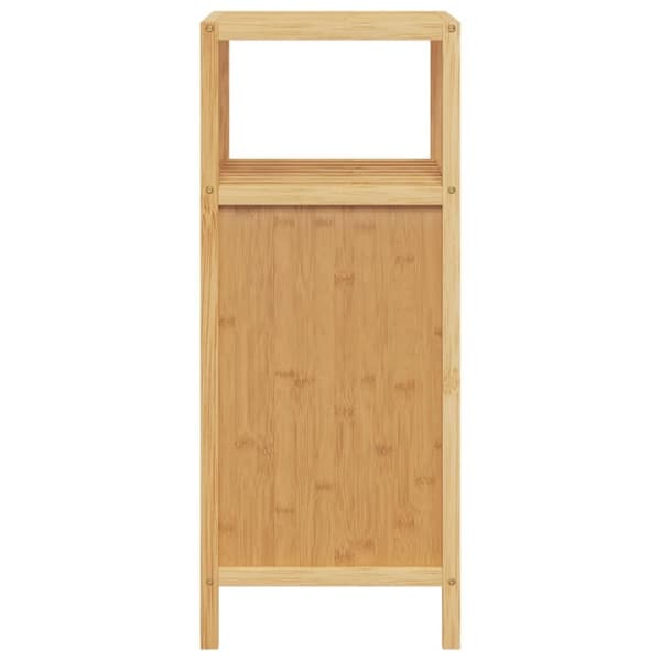 vidaXL Baderomsskap med hylle 36x33x87 cm bambus