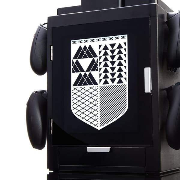 Numskull - Destiny Light-logoinspirerat spelskåp för 4 handkontroller - 10 spel - 1 headset