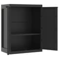 Miniatyrbilde 10 av 11: vidaXL Oppbevaringsskap for hage svart 65x37x85 cm PP