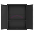 Miniatyrbilde 11 av 11: vidaXL Oppbevaringsskap for hage svart 65x37x85 cm PP
