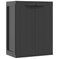 Miniatyrbilde 2 av 11: vidaXL Oppbevaringsskap for hage svart 65x37x85 cm PP