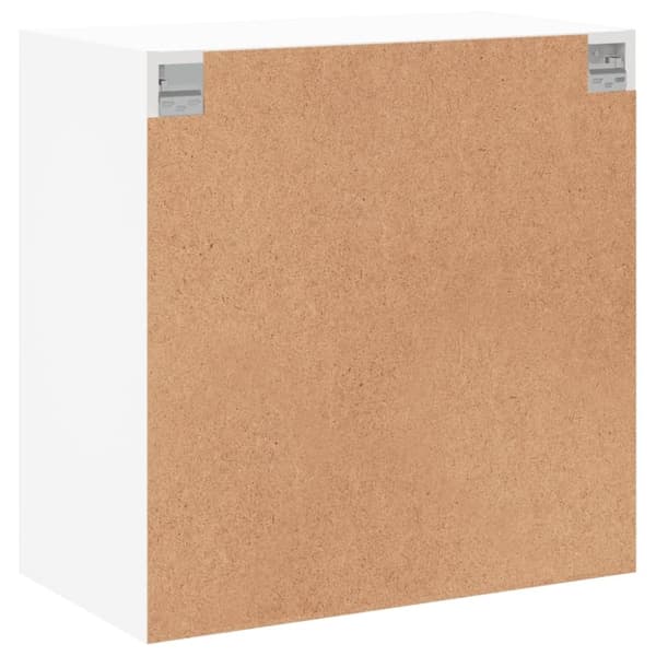 vidaXL Sideskap med glassdører hvit 68x37x68,5 cm