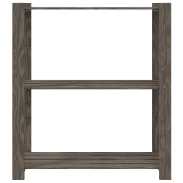 3-kerroksinen Varastohylly 80x38x90 cm täysi mänty