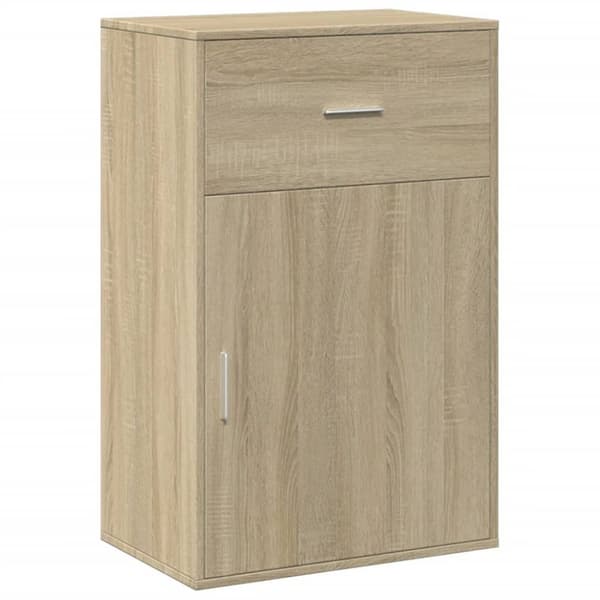 vidaXL Förvaringsskåp sonoma-ek 56,5x39x90 cm konstruerat trä