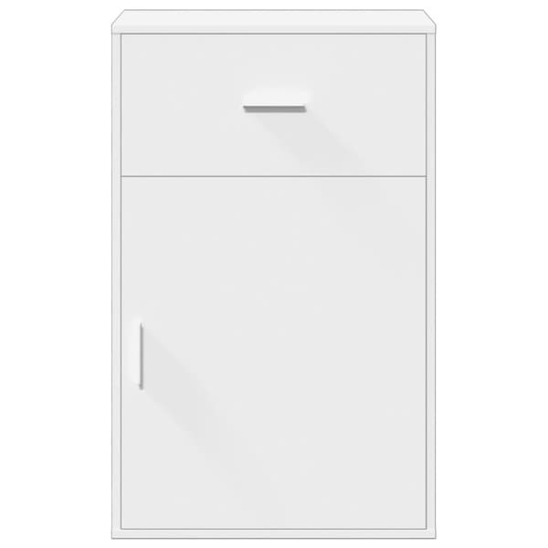 vidaXL opbevaringsskab 56,5x39x90 cm konstrueret træ hvid