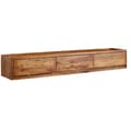 Pikkukuva 7 / 7: Rootz Modern Design TV-pohjakaappi - Lowboard - Viihdekeskus - Käsintehty - Sheesham Wood - 160cm x 25cm x 35cm - Kaukosäätimen säilytystila - Kolme l