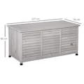 Miniatyrbillede 3 af 5: Rootz Haveskab - Haveopbevaringsskab - Redskabsskur - Haveskur - 127 cm x 56 cm x 60 cm
