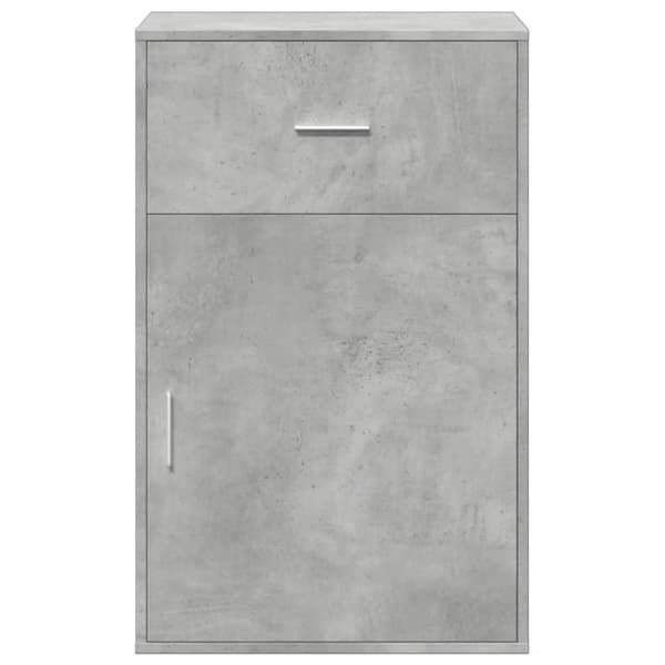 vidaXL Säilytyskaappi betoninharmaa 56,5x39x90 cm lastulevy
