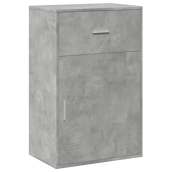 vidaXL Säilytyskaappi betoninharmaa 56,5x39x90 cm lastulevy