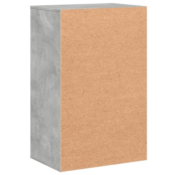 vidaXL Oppbevaringsskap betonggrå 56,5x39x90 cm konstruert tre
