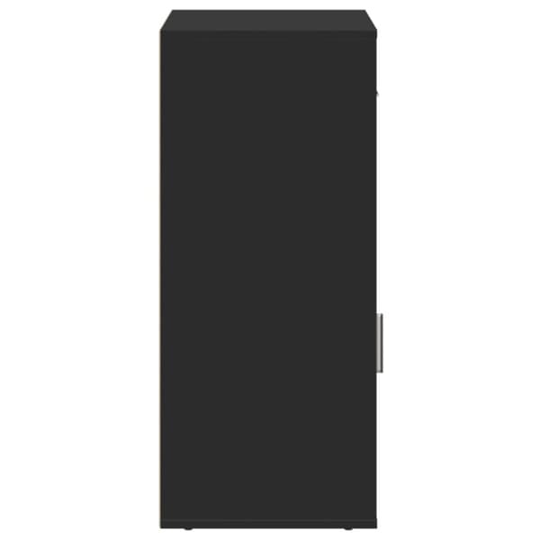 vidaXL opbevaringsskab 56,5x39x90 cm konstrueret træ sort