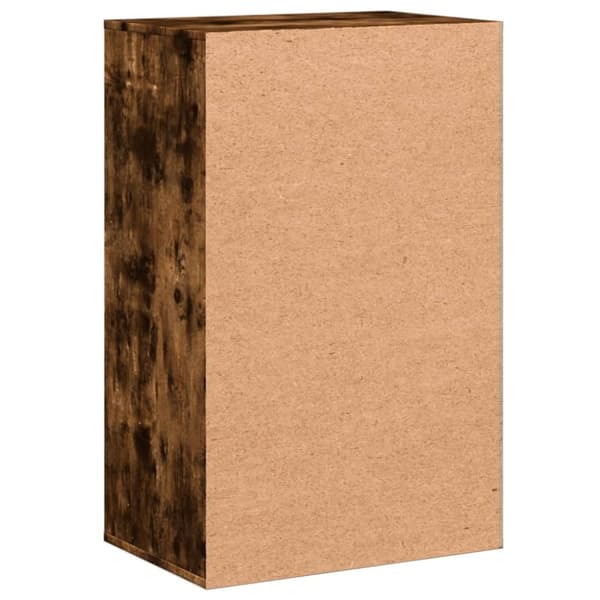 vidaXL Oppbevaringsskap røkt eik 56,5x39x90 cm konstruert tre