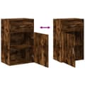 Miniatyrbilde 7 av 11: vidaXL Oppbevaringsskap røkt eik 56,5x39x90 cm konstruert tre