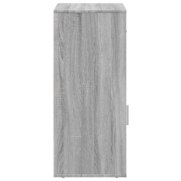 vidaXL Oppbevaringsskap grå sonoma 56,5x39x90 cm konstruert tre