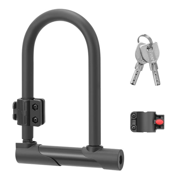 INF Sykkel U-Lock med monteringsbrakett