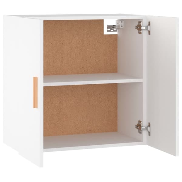 vidaXL vægskab 60x30x60 cm konstrueret træ hvid - Opbevaringsskabe