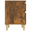Pikkukuva 8 / 11: vidaXL Yöpöydät 2 kpl savutammi 40x35x50 cm -  Säilytys- & lukkokaapit