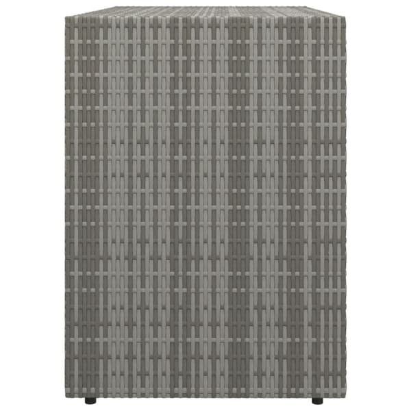 vidaXL Puutarhan säilytyskaappi harmaa 100x55,5x80 cm polyrottinki -  Säilytys- & lukkokaapit