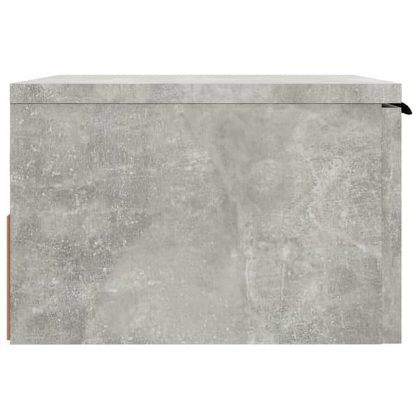 vidaXL væghængte sengeborde 2 stk. 34x30x20 cm betongrå - Opbevaringsskabe