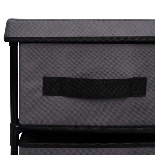 vidaXL Säilytyskaappi 6 laatikolla 55x29x55 cm harmaa teräs -  Säilytys- & lukkokaapit