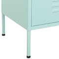 Miniatyrbillede 8 af 11: vidaXL opbevaringsskab 80x35x101,5 cm stål mintgrøn -  Opbevaringsskabe