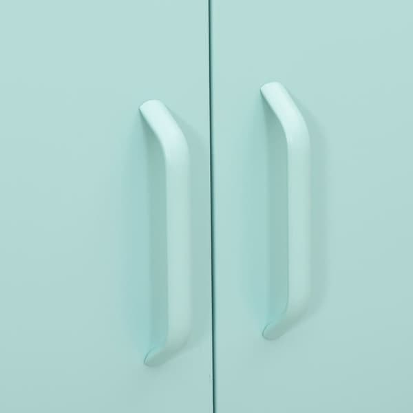 vidaXL opbevaringsskab 80x35x101,5 cm stål mintgrøn - Opbevaringsskabe