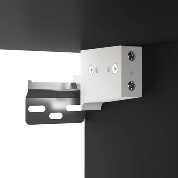 vidaXL vægskab 60x31x70 cm konstrueret træ sort -  Opbevaringsskabe