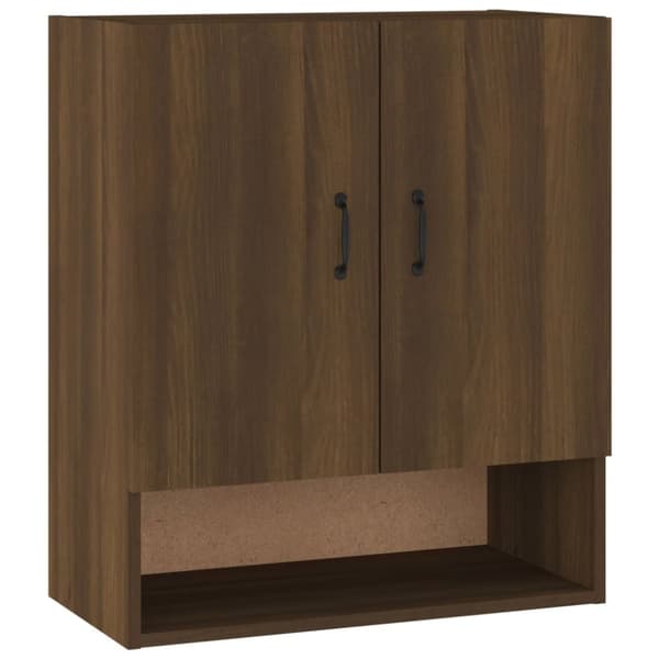 vidaXL Väggskåp brun ek 60x31x70 cm konstruerat trä - Förvaringsskåp & garderober