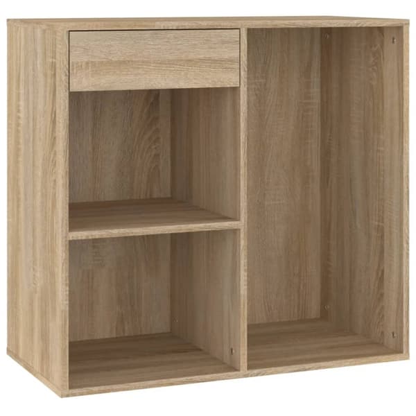 vidaXL Sminkskåp sonoma-ek 80x40x75 cm konstruerat trä -  Förvaringsskåp & garderober