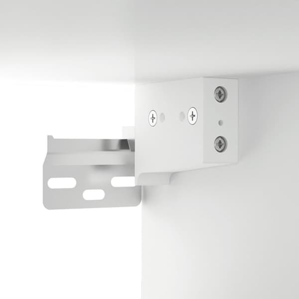 vidaXL væghængt sengebord 34x30x20 cm hvid -  Opbevaringsskabe