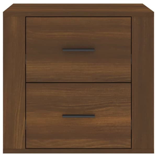 vidaXL Sängbord brun ek 50x39x47 cm -  Förvaringsskåp & garderober