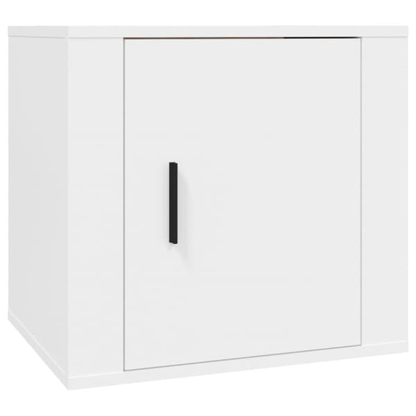 vidaXL sengeborde 2 stk. 50x39x47 cm hvid - Opbevaringsskabe