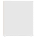 Miniatyrbillede 8 af 11: vidaXL sengeborde 2 stk. 50x39x47 cm hvid -  Opbevaringsskabe