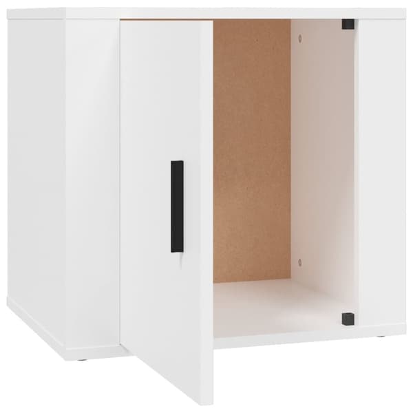 vidaXL sengeborde 2 stk. 50x39x47 cm hvid - Opbevaringsskabe