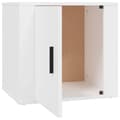 Miniatyrbillede 9 af 11: vidaXL sengeborde 2 stk. 50x39x47 cm hvid -  Opbevaringsskabe