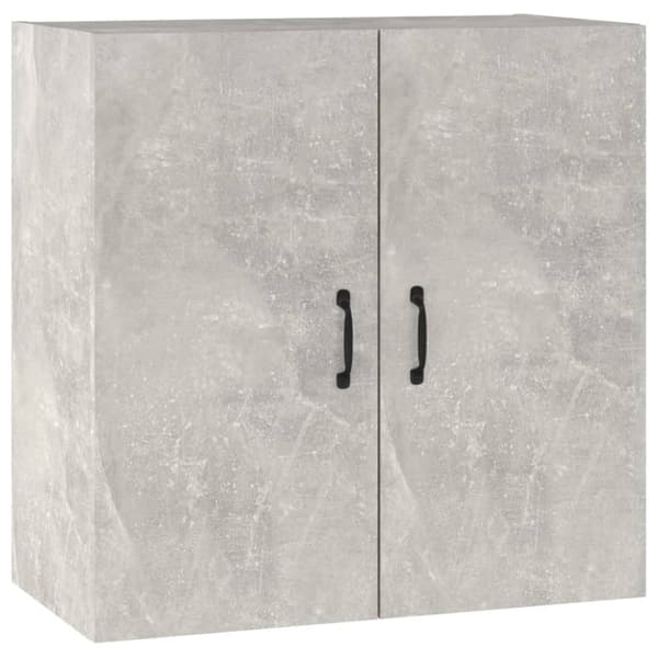 vidaXL vægskab 60x31x60 cm konstrueret træ betongrå -  Opbevaringsskabe