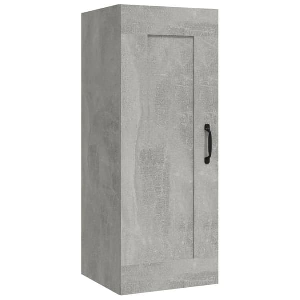 vidaXL Väggskåp betonggrå 35x34x90 cm konstruerat trä -  Förvaringsskåp & garderober