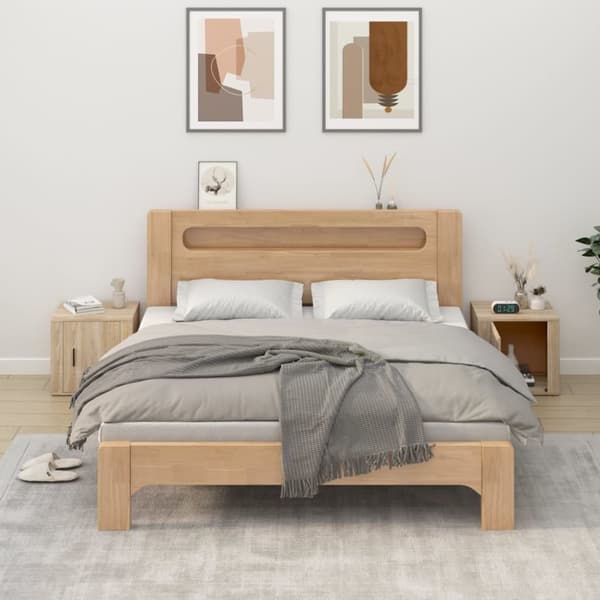 vidaXL sengeborde 50x39x47cm 2 stk. sonoma-eg -  Opbevaringsskabe
