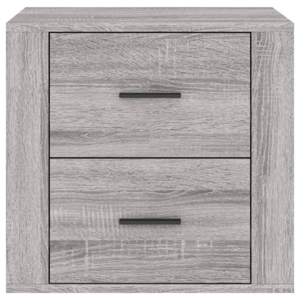 vidaXL Yöpöytä harmaa Sonoma 50x39x47 cm -  Säilytys- & lukkokaapit