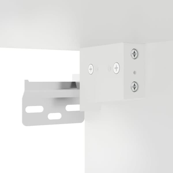 vidaXL vægskab 60x31x60 cm konstrueret træ hvid - Opbevaringsskabe