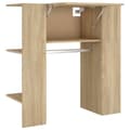 Miniatyrbillede 3 af 11: vidaXL entrémøbel 97,5x37x99 cm konstrueret træ sonoma-eg -  Opbevaringsskabe